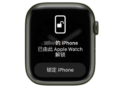 公坡镇苹果手机维修分享用 AppleWatch 解锁配备面容 ID 的 iPhone方法 